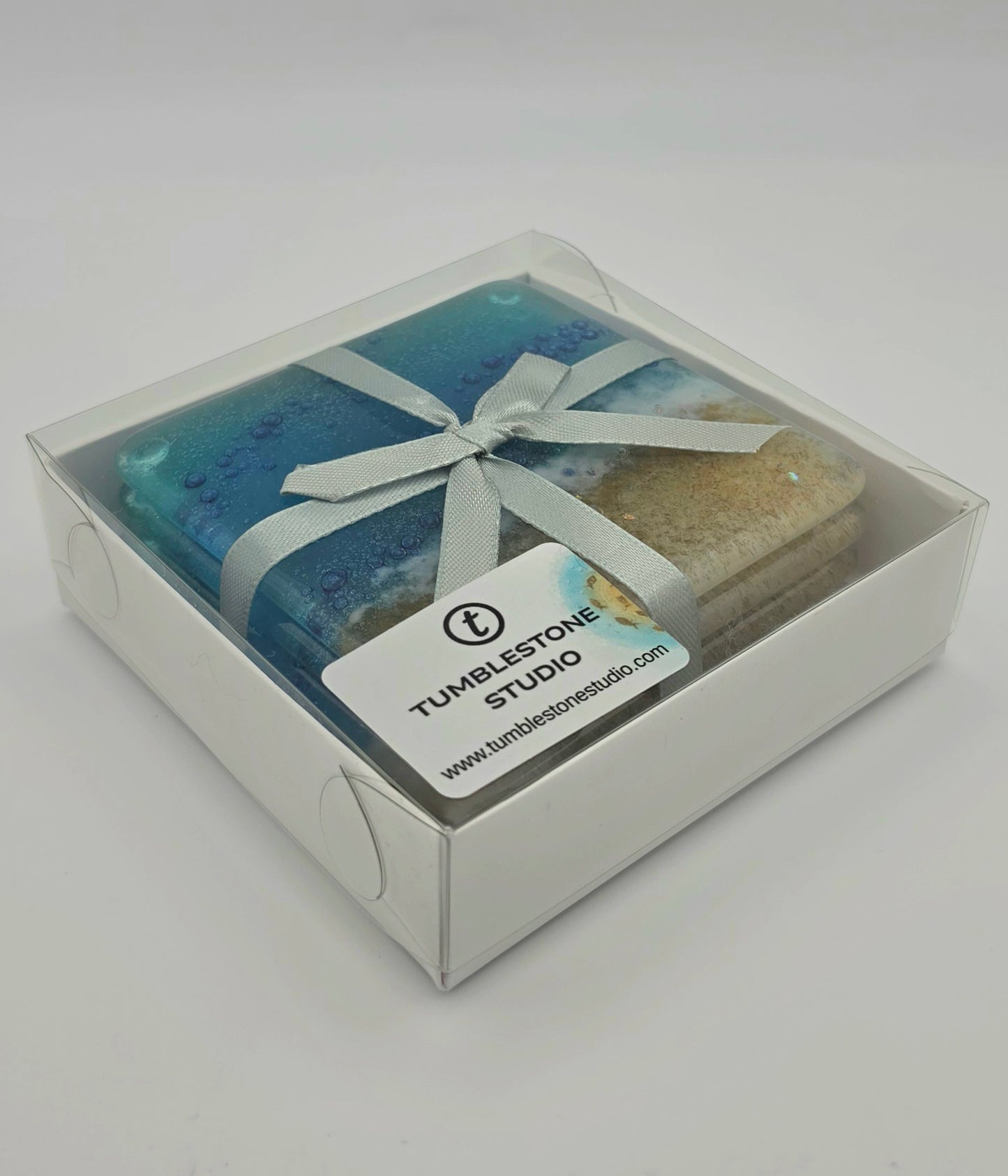 Tresco Coasters Handmade Fused Glass