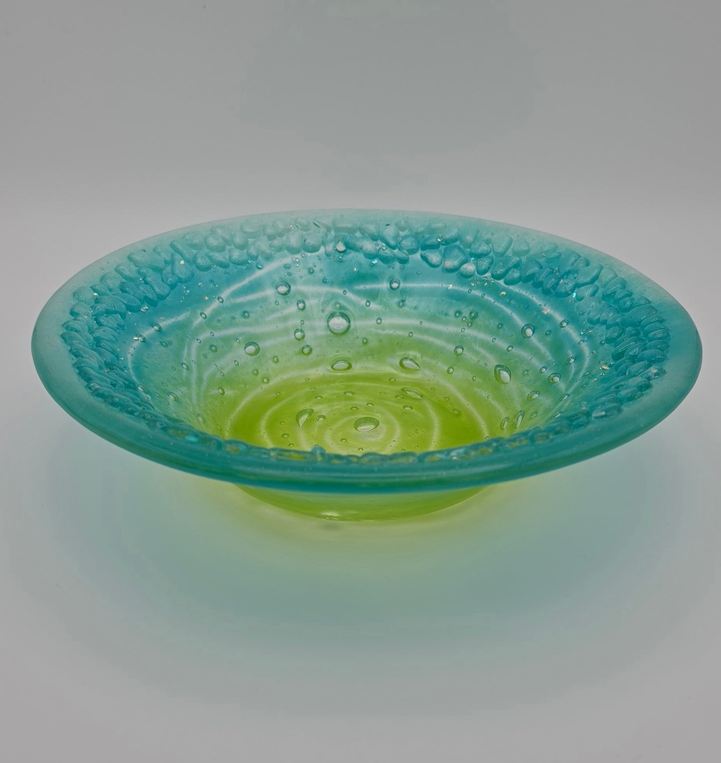 Whirlpool fused glass bowls - commission