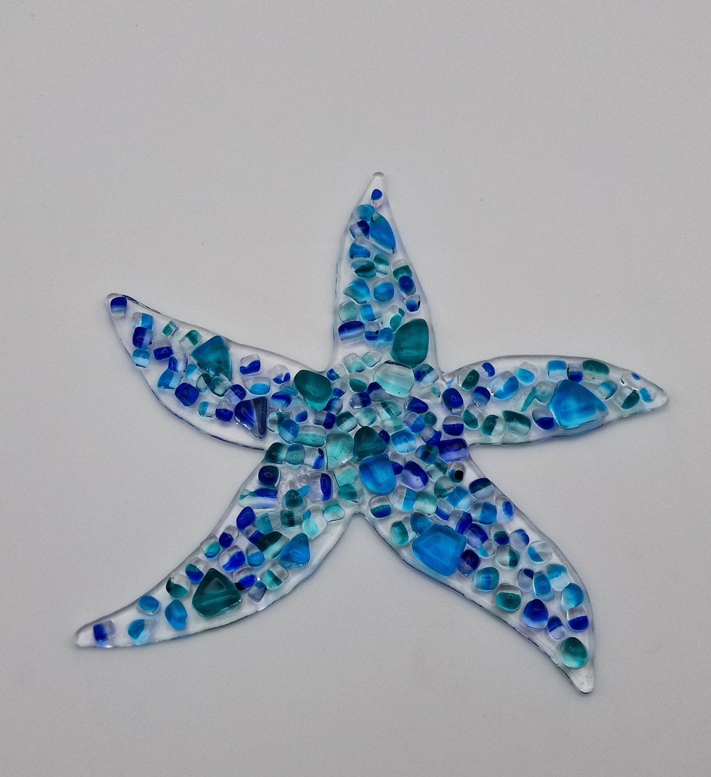 Starfish handmade fused glass art