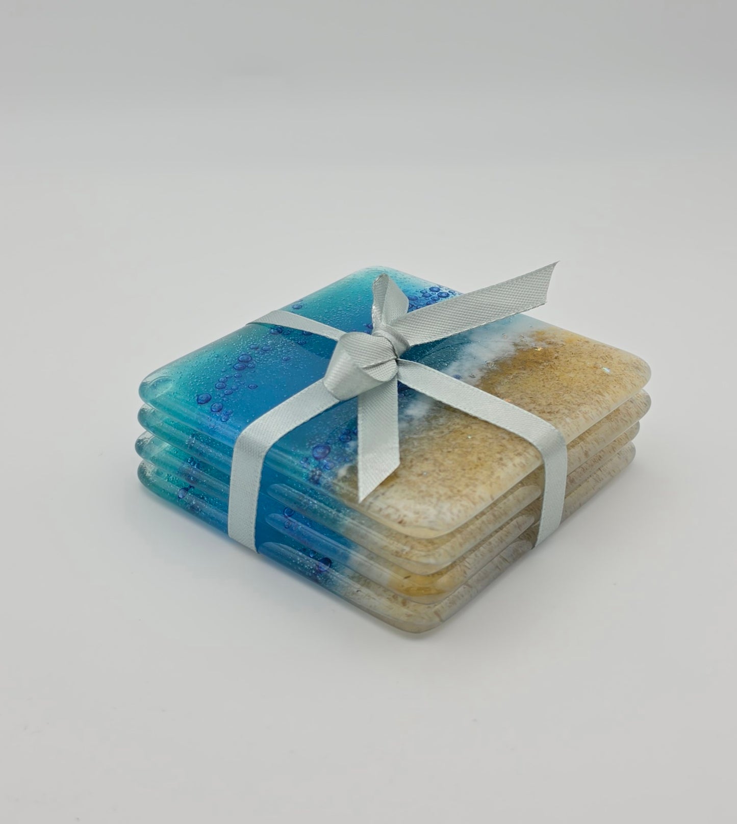 Tresco Coasters Handmade Fused Glass