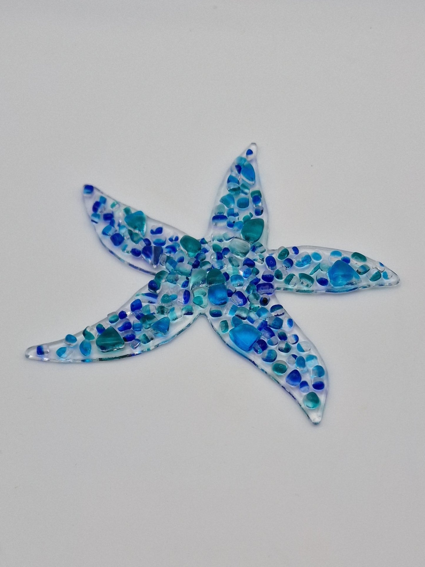 Starfish handmade fused glass art