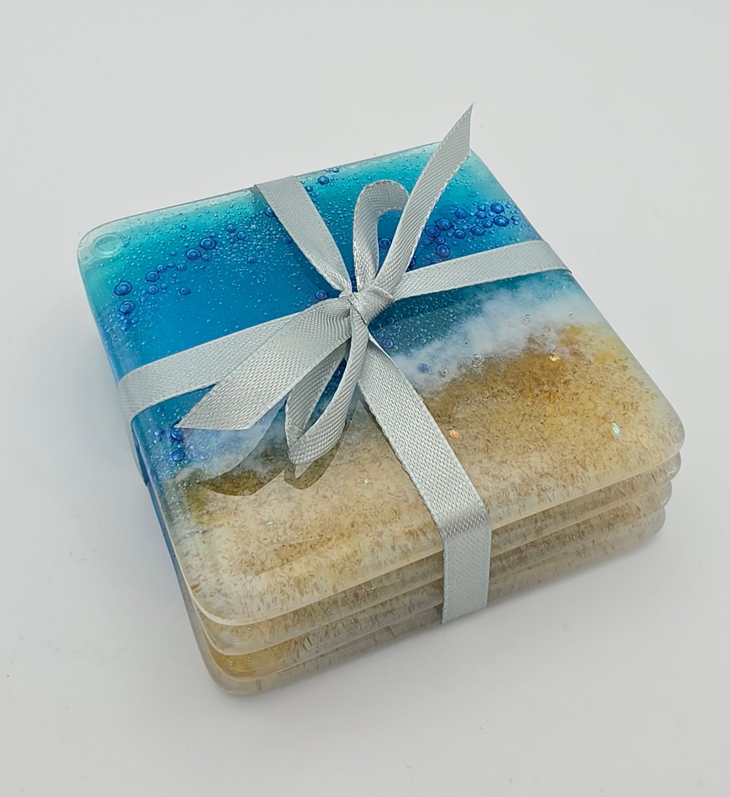 Tresco Coasters Handmade Fused Glass